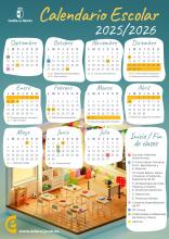 CALENDARIO ESCOLAR CURSO 2025-26